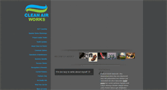 Desktop Screenshot of cleanairworks.org