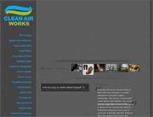 Tablet Screenshot of cleanairworks.org